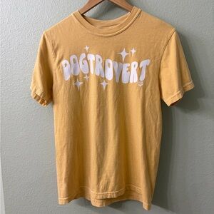Comfort Colors Mustard Graphic Dog Tee